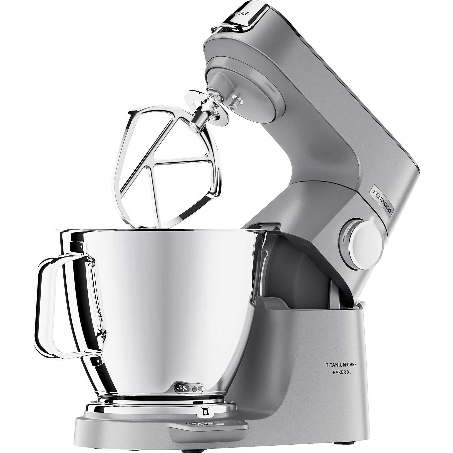 KENWOOD Titanium Chef Baker XL KVL85.004SI mit integrierter Waage, Patisserie-Set und 2 Rührschüsseln Küchenmaschine Silber – Bild 3