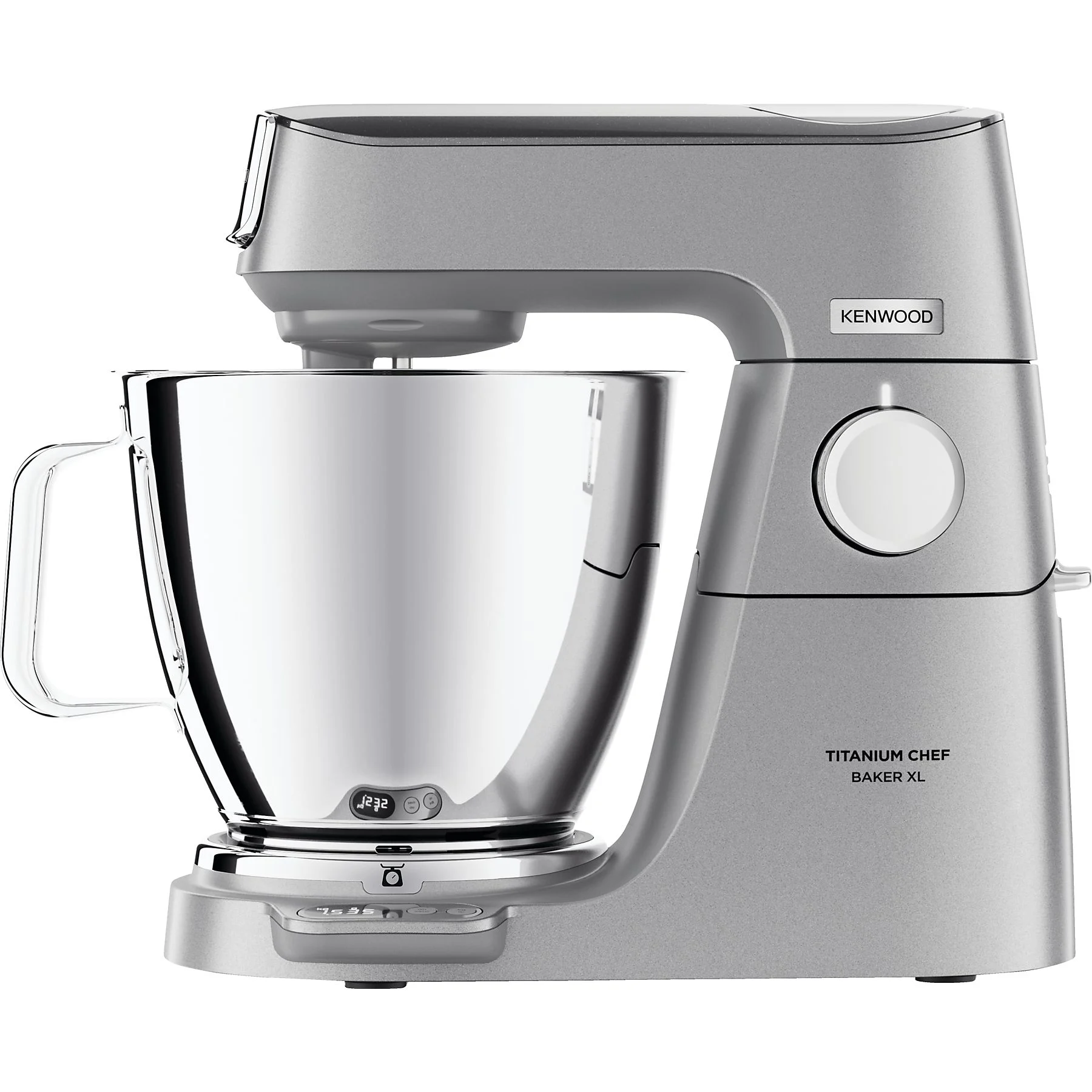 KENWOOD Titanium Chef Baker XL KVL85.004SI mit integrierter Waage, Patisserie-Set und 2 Rührschüsseln Küchenmaschine Silber – Bild 4