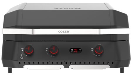 COZZE G 800 COMBO Plancha Grill mit Grillrost 30 mbar EU Version