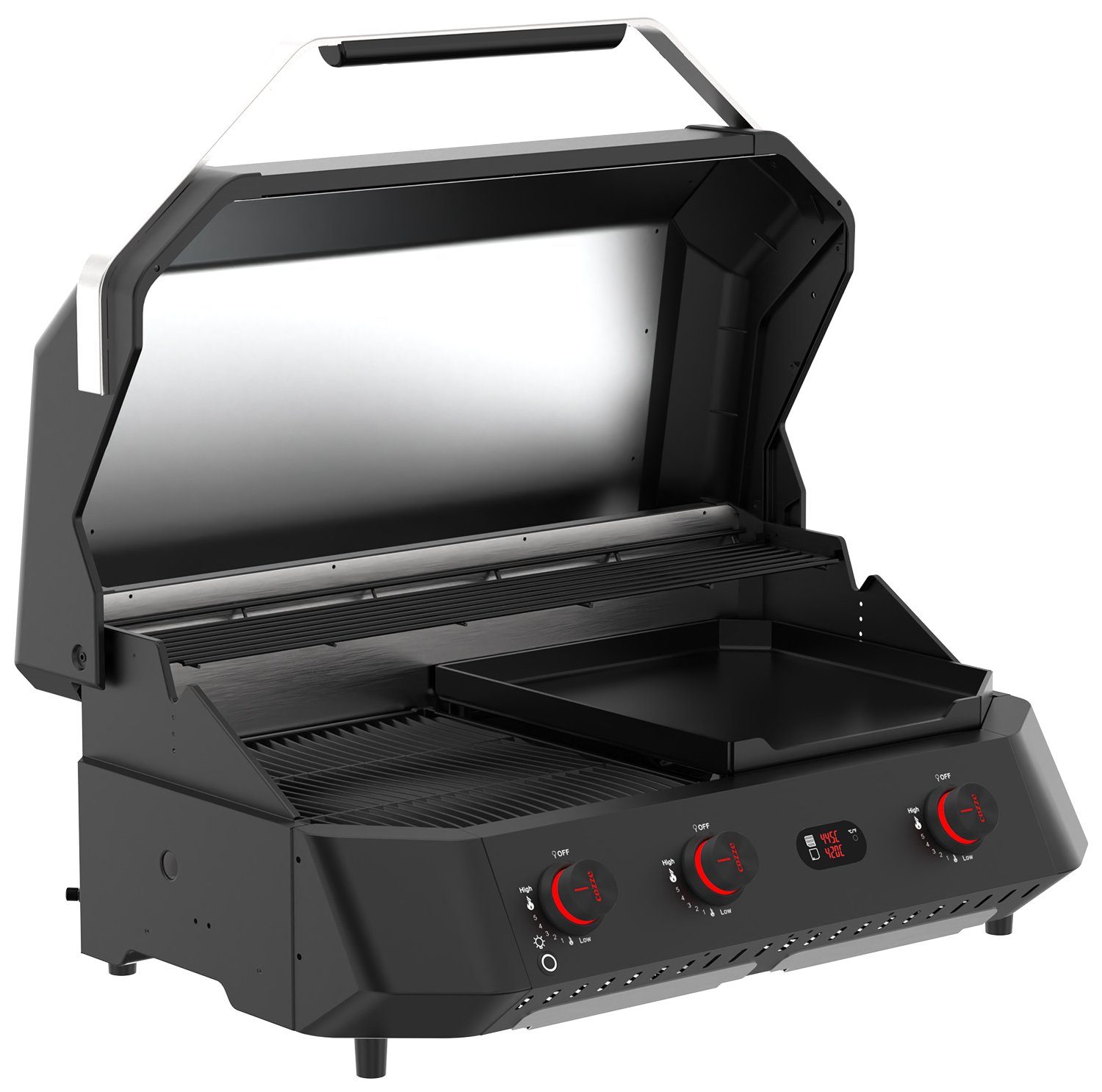 COZZE G 800 COMBO Plancha Grill mit Grillrost 30 mbar EU Version – Bild 5