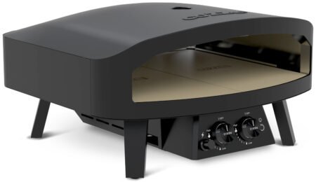 COZZE Pizzaofen Gas CLASSIC Black Edition 60 cm 24" - inkl. Hitzeschild