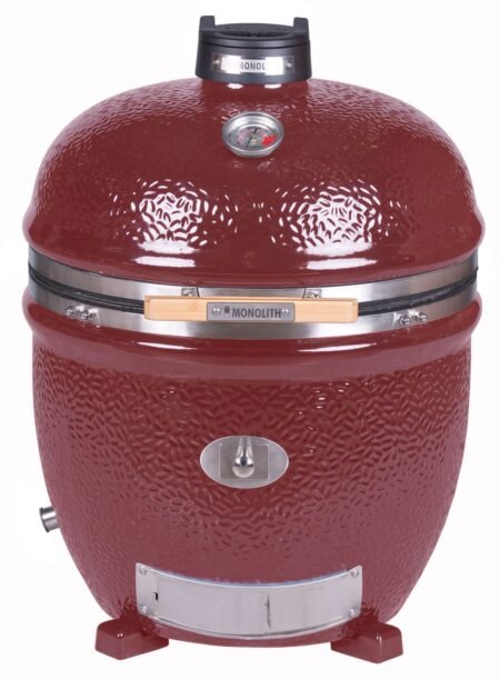 Monolith Grill LeCHEF PRO-Serie 2.0 Rot - OHNE Gestell und Seitentische