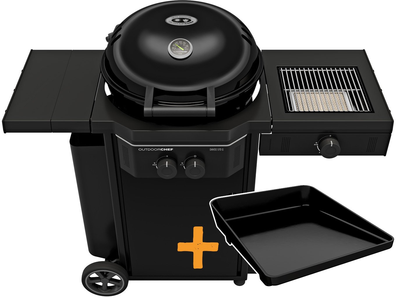 Outdoorchef Gas Kugelgrill Station DAVOS 570 G Pro BZ mit Blazing Zone und 11 kg Gasflaschen-Kit – Bild 4