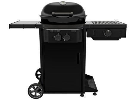 Outdoorchef Gas Kugelgrill Station DAVOS 570 G Pro BZ mit Blazing Zone und 11 kg Gasflaschen-Kit + Abdeckhaube