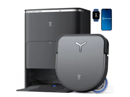 ECOVACS DEEBOT X5 OMNI BLACK Saug- und Wischroboter mit 12.800 Pa Saugkraft
