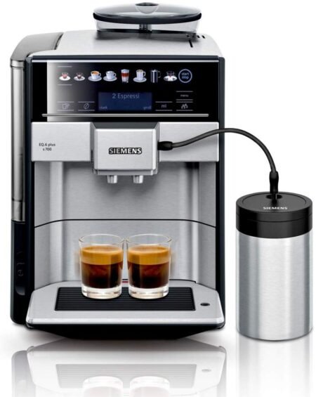 Siemens TE657M03DE EQ.6 plus s700 Kaffeevollautomat Touchscreen, 1500 Watt, mit Milchsystem