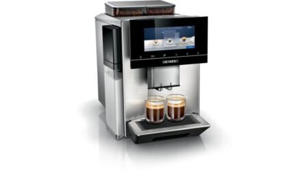 Siemens Kaffeevollautomat EQ900 plus Edelstahl TQ907FZ3 Silber