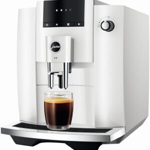 Jura E4 EA Piano White Kaffeevollautomat, 1,9 l Wassertank, weiß