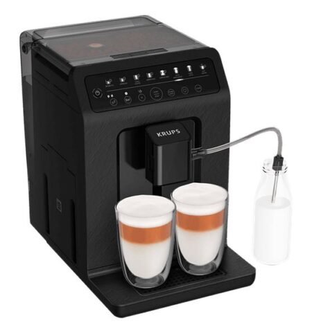 Krups EA897B Evidence ECOdesign Kaffeevollautomat mit Milchsystem, schwarz