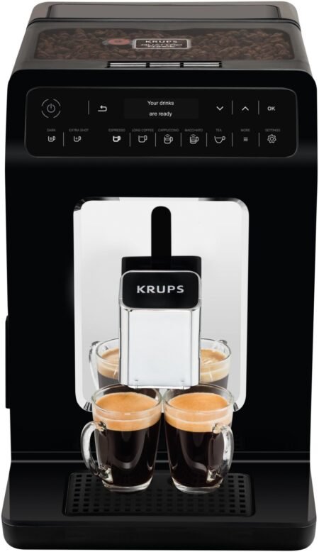 Krups EA 8908 Evidence Kaffeevollautomat OLED-Display, Quattro Force Technologie