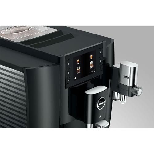 JURA Kaffeevollautomat 15584 E8 Piano Black (EC), einstellbare Tassenfüllmenge, Klartext-Display – Bild 4