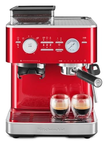 KitchenAid Kaffeehalbautomat 5KES6551 Espressomaschine mit Gratmahlwerk