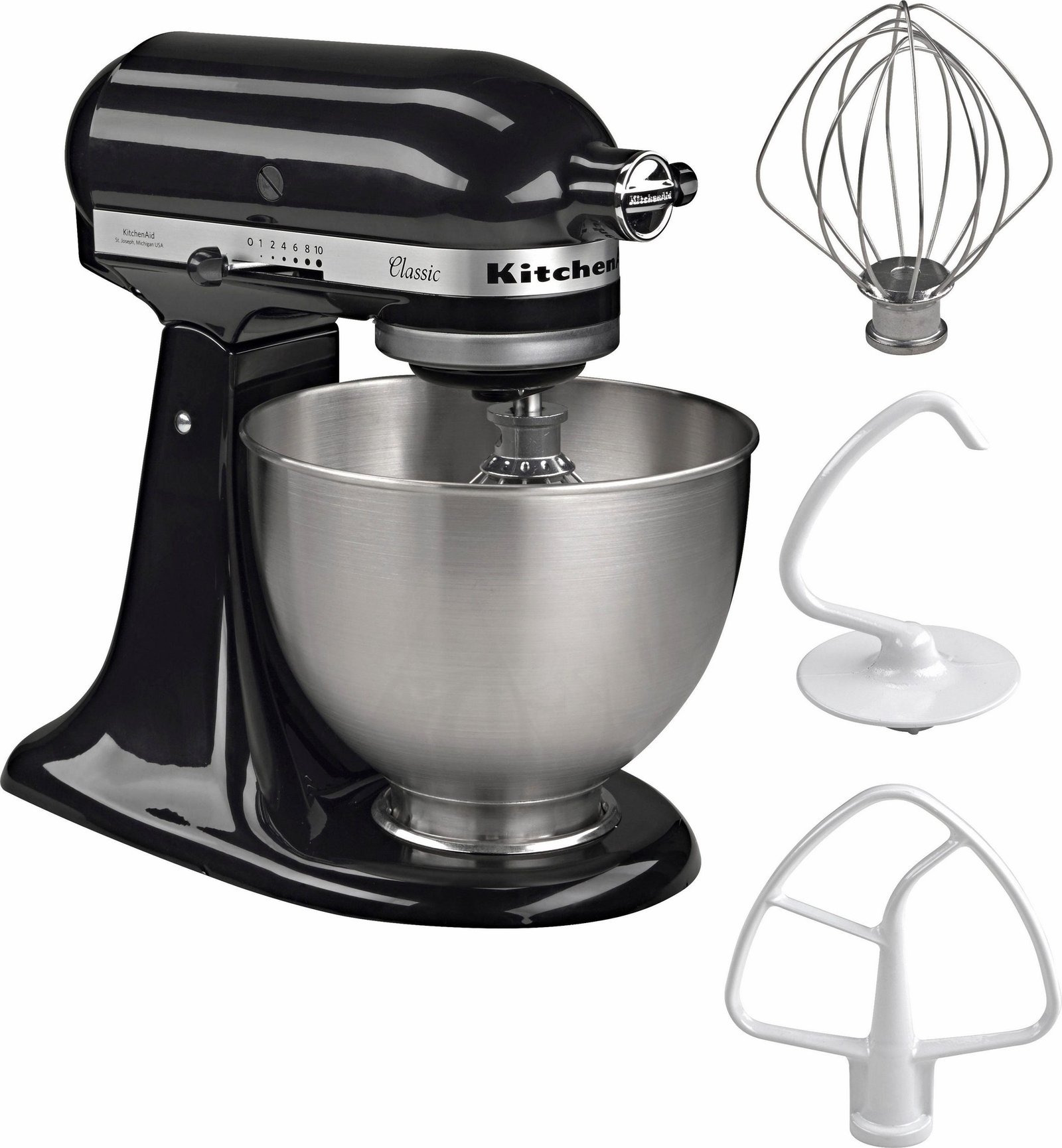 KITCHENAID Küchenmaschine 5K45SSEOB ONYX BLACK – Bild 3