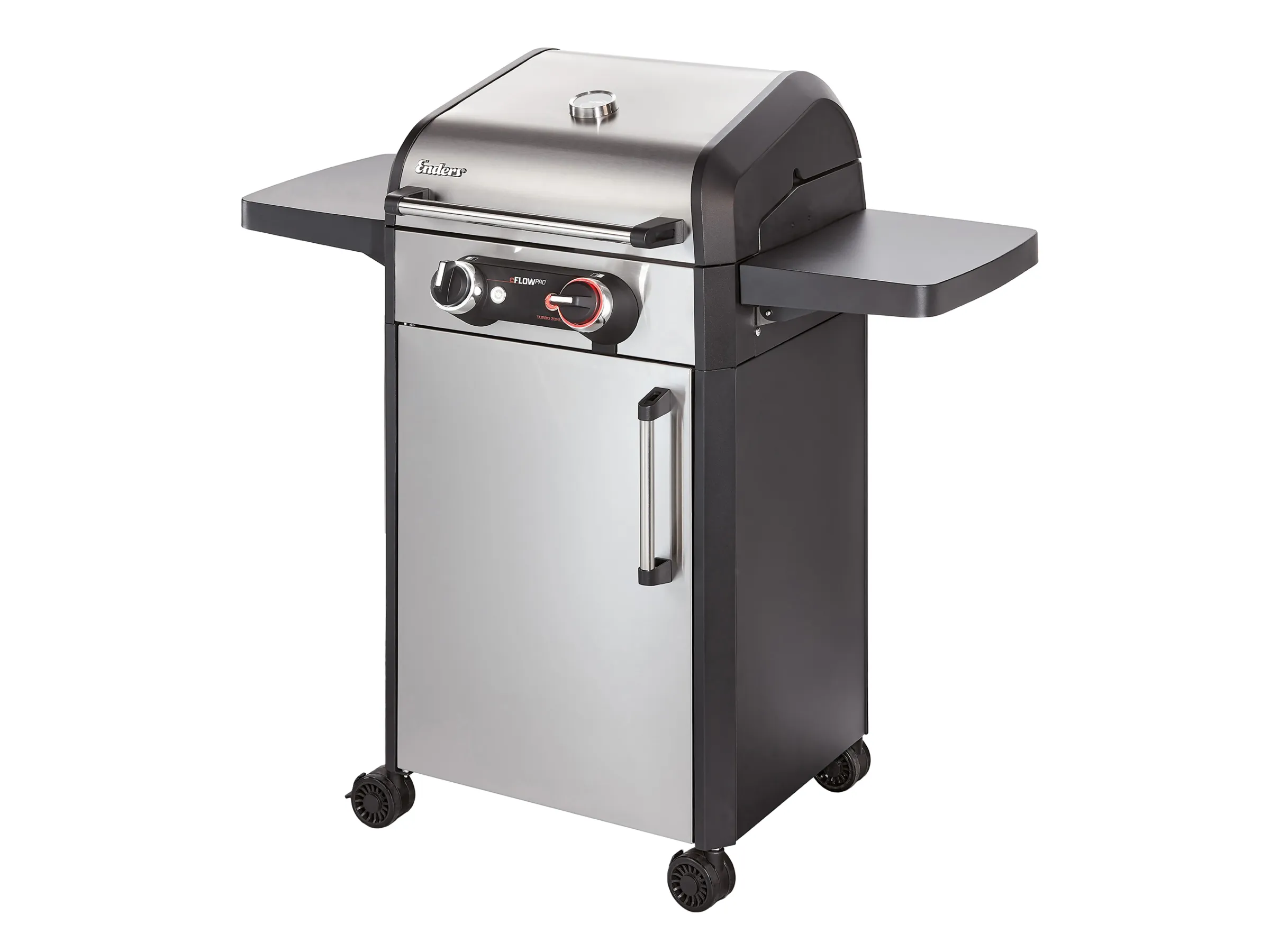 Enders Elektrogrill eFlow Pro 2 Turbo 3 kW Silber