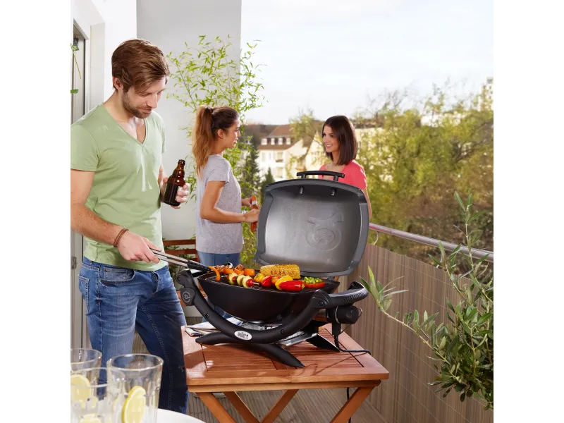 Weber Elektro-Tischgrill Q 1400 Dark Grey mit 2.200 W – Bild 2