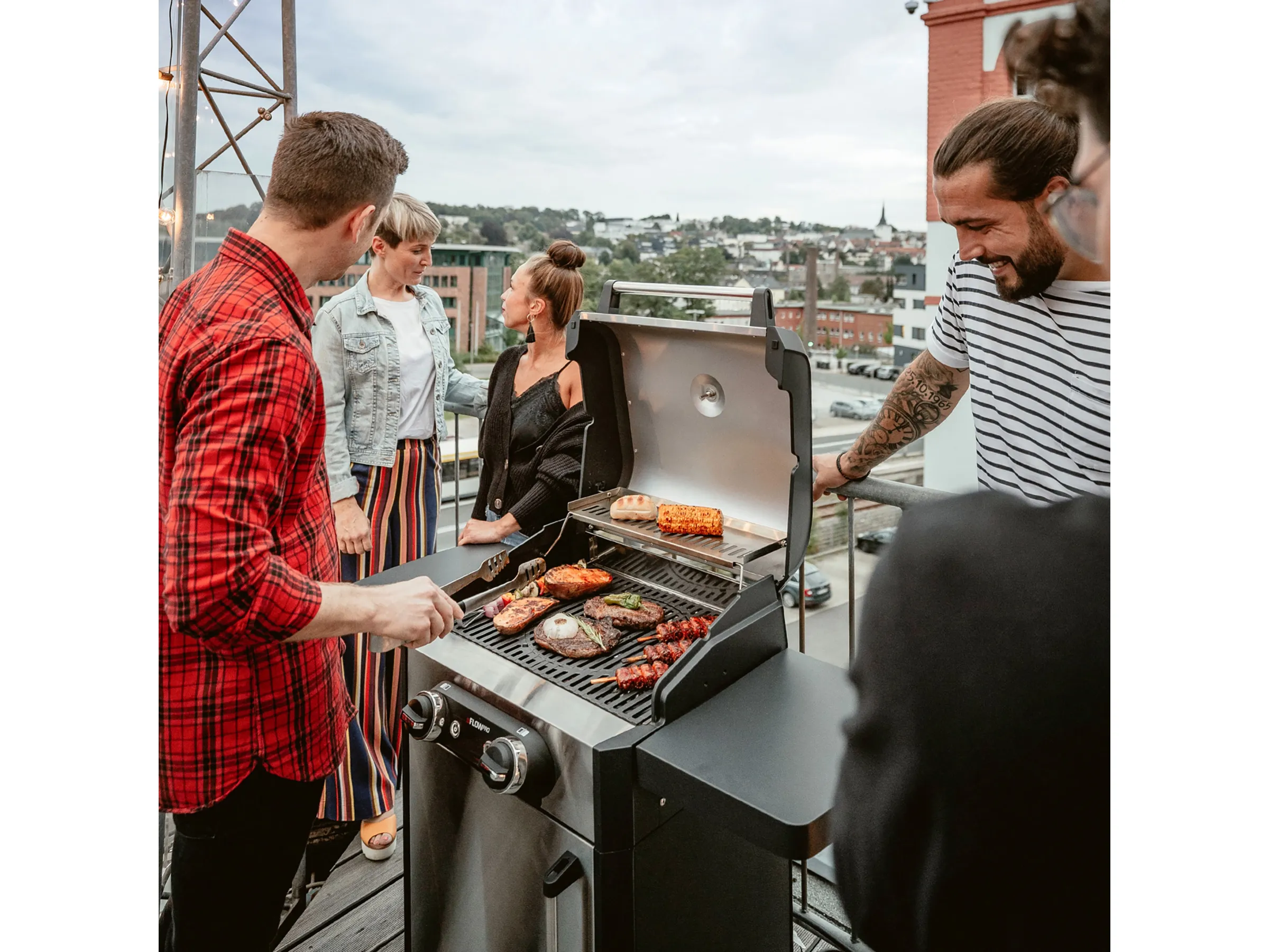 Enders Elektrogrill eFlow Pro 2 Turbo 3 kW Silber – Bild 9