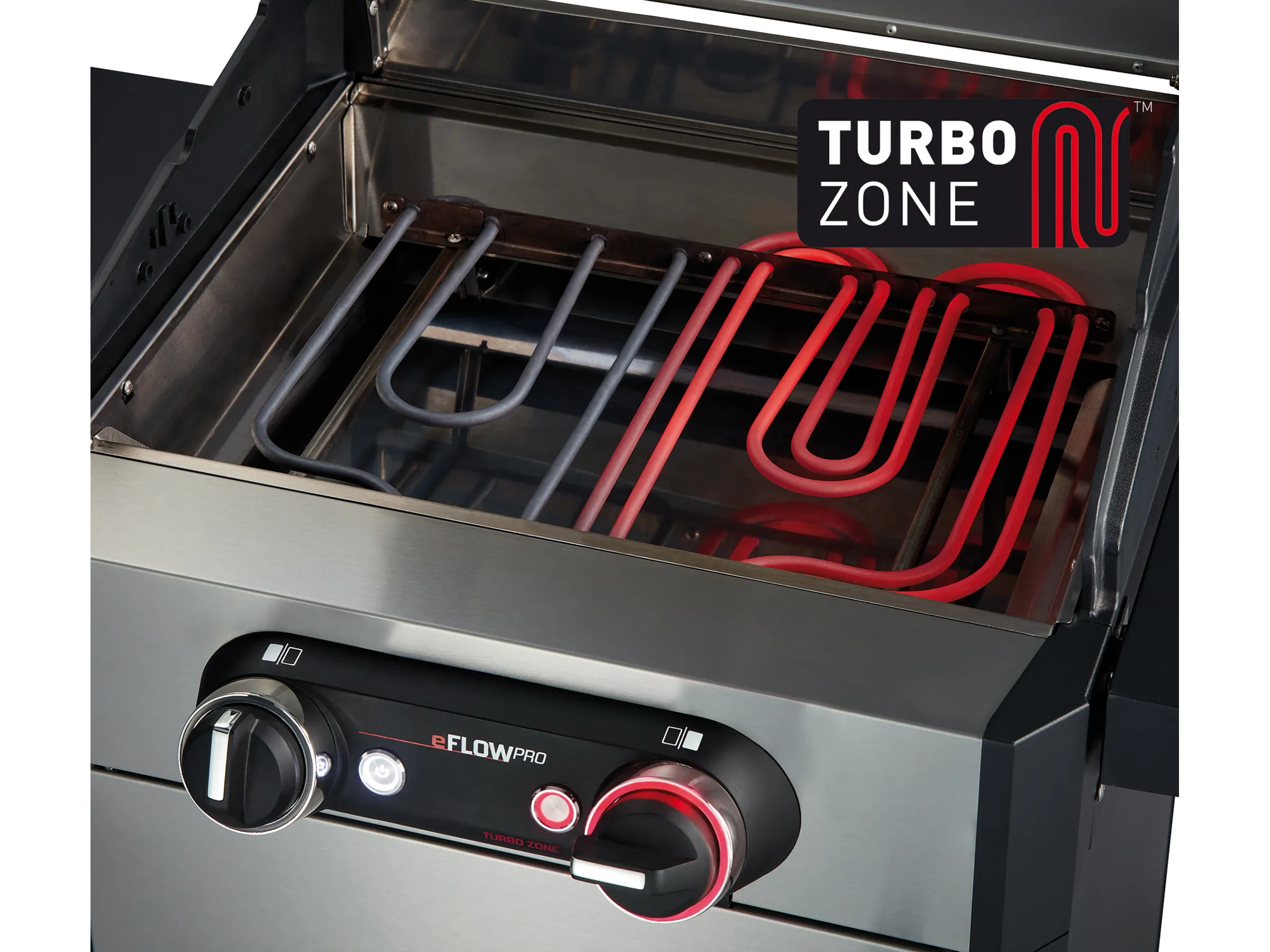 Enders Elektrogrill eFlow Pro 2 Turbo 3 kW Silber – Bild 2