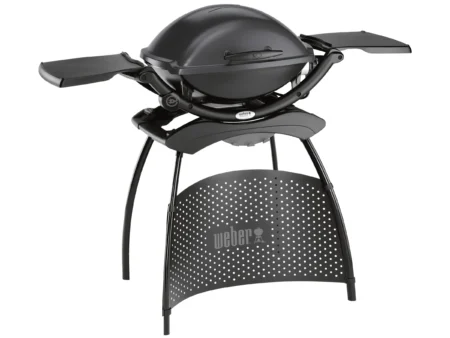 Weber Stand-Elektrogrill Q 2400 Dark Grey mit 2.200 W
