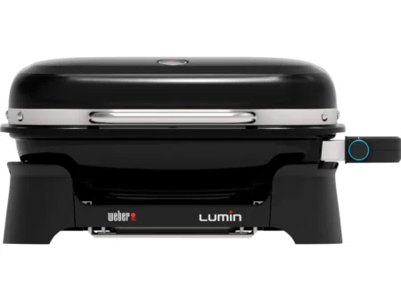 Weber Elektro-Tischgrill Lumin Schwarz 2200 W 49 x 33 cm