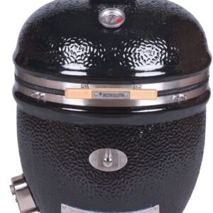 Monolith Grill LeCHEF BBQ GURU - PRO-Serie 2.0 Schwarz - OHNE Gestell und Seitentischen