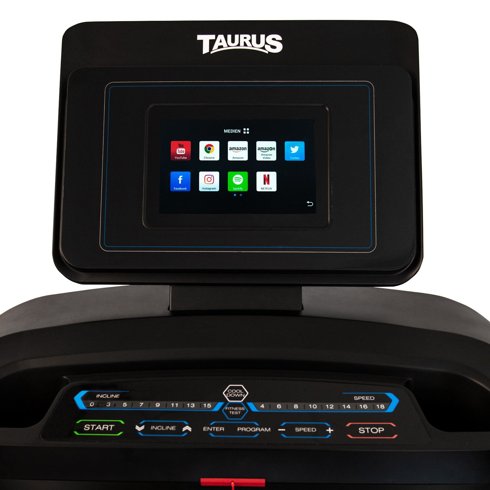 Taurus Laufband T9.9 Black Edition mit Entertainment-Konsole – Bild 7