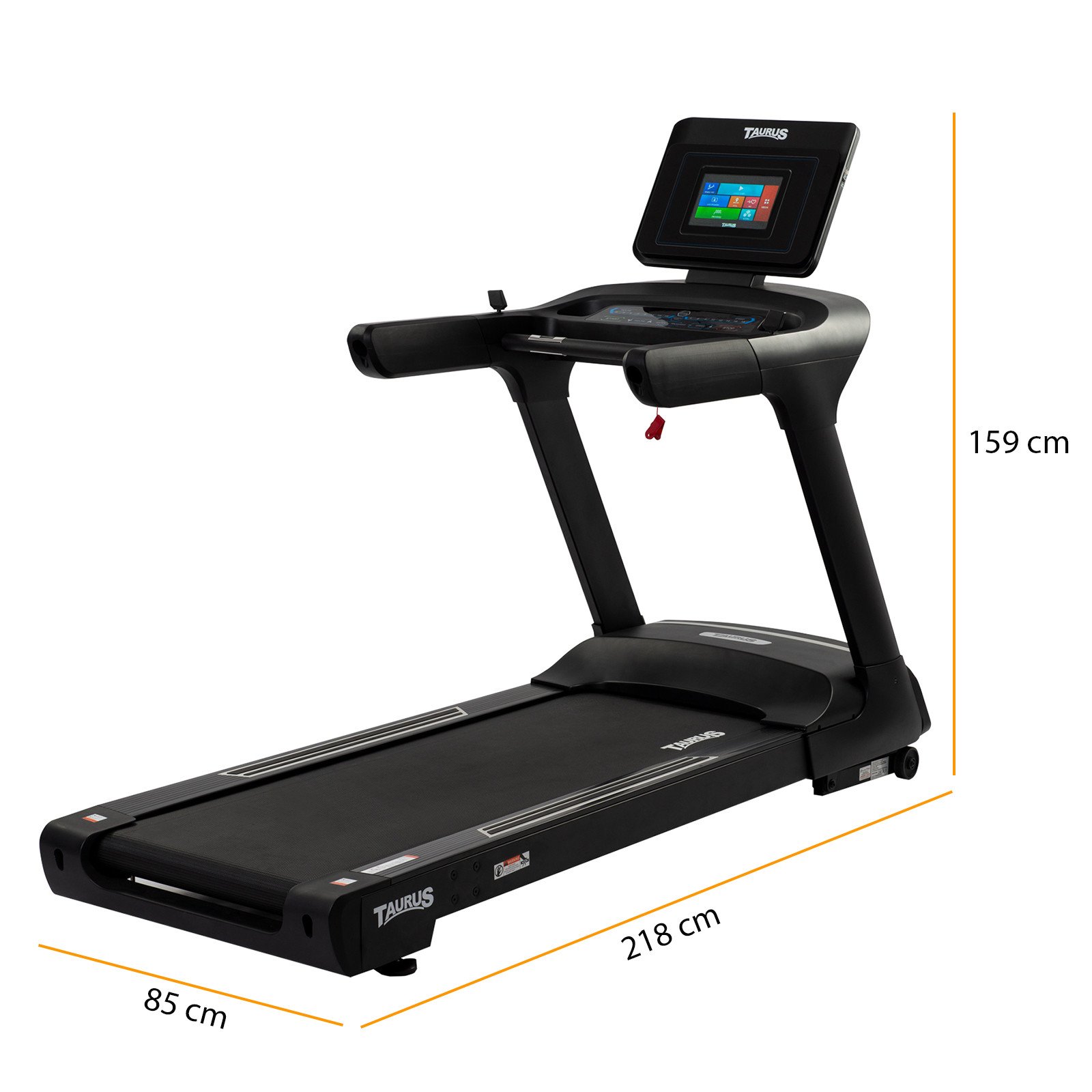 Taurus Laufband T9.9 Black Edition mit Entertainment-Konsole