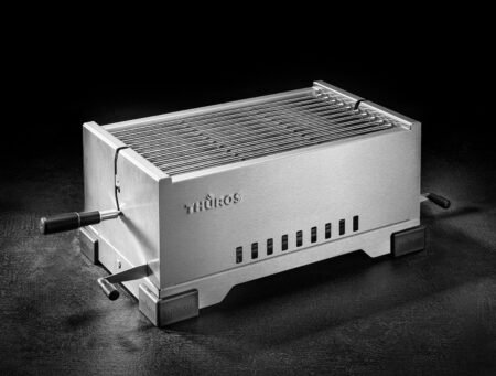 Thüros PRO1 modularer Holzkohle Tischgrill mit Edelstahlrost
