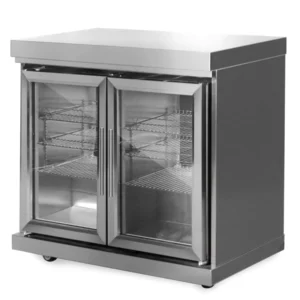 MyOutdoorKitchen Zweitüriger Modul Kühlschrank Stainless Collection