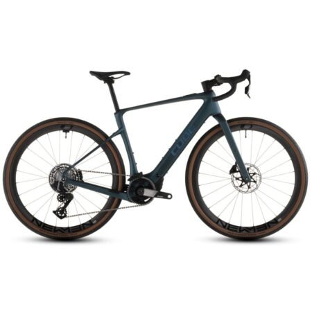 CUBE NUROAD HYBRID C:62 SLT 400X Gravel E-Bike 2026 Carbon royalgreen / crisscross