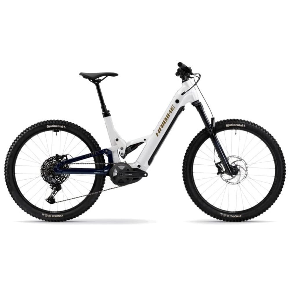 Haibike ALLTRAIL 8 27.5" Easy Entry E-Mountainbike 2025 white/blue/gold glossy – Bild 2