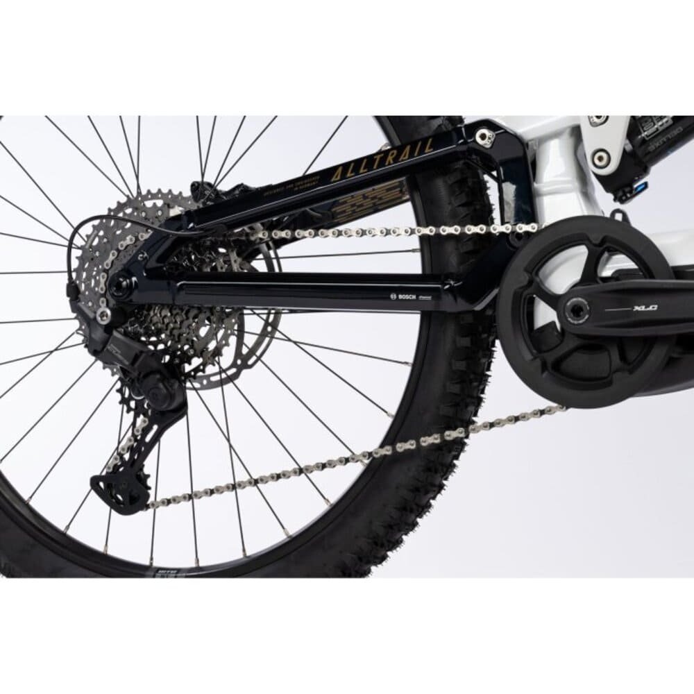 Haibike ALLTRAIL 8 27.5" Easy Entry E-Mountainbike 2025 white/blue/gold glossy – Bild 4