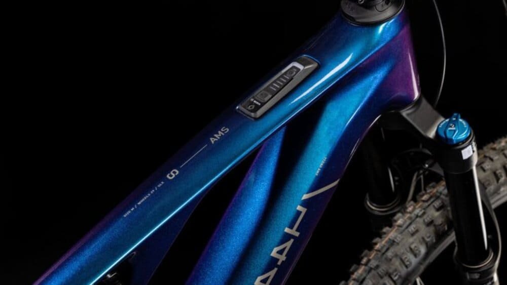 CUBE AMS HYBRID ONE44 C:68X SLX 400X 29" Carbon E-Mountainbike 2025 deepcobalt / black – Bild 3