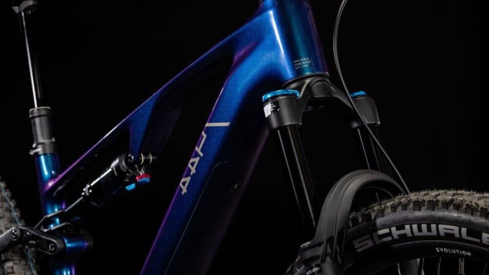 CUBE AMS HYBRID ONE44 C:68X SLX 400X 29" Carbon E-Mountainbike 2025 deepcobalt / black – Bild 5