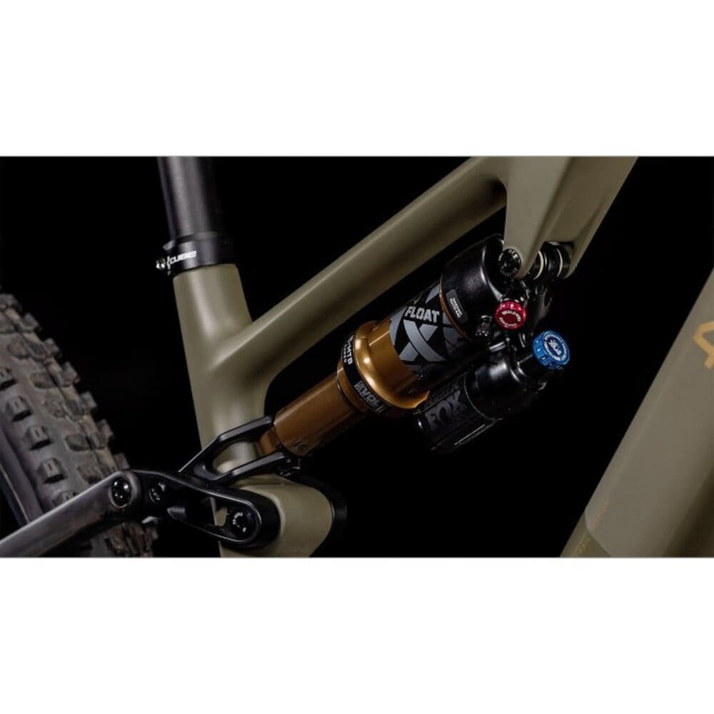 CUBE AMS HYBRID ONE44 C:68X SUPER TM 400X 29" Carbon E-Mountainbike 2025 dustyolive / gold – Bild 5