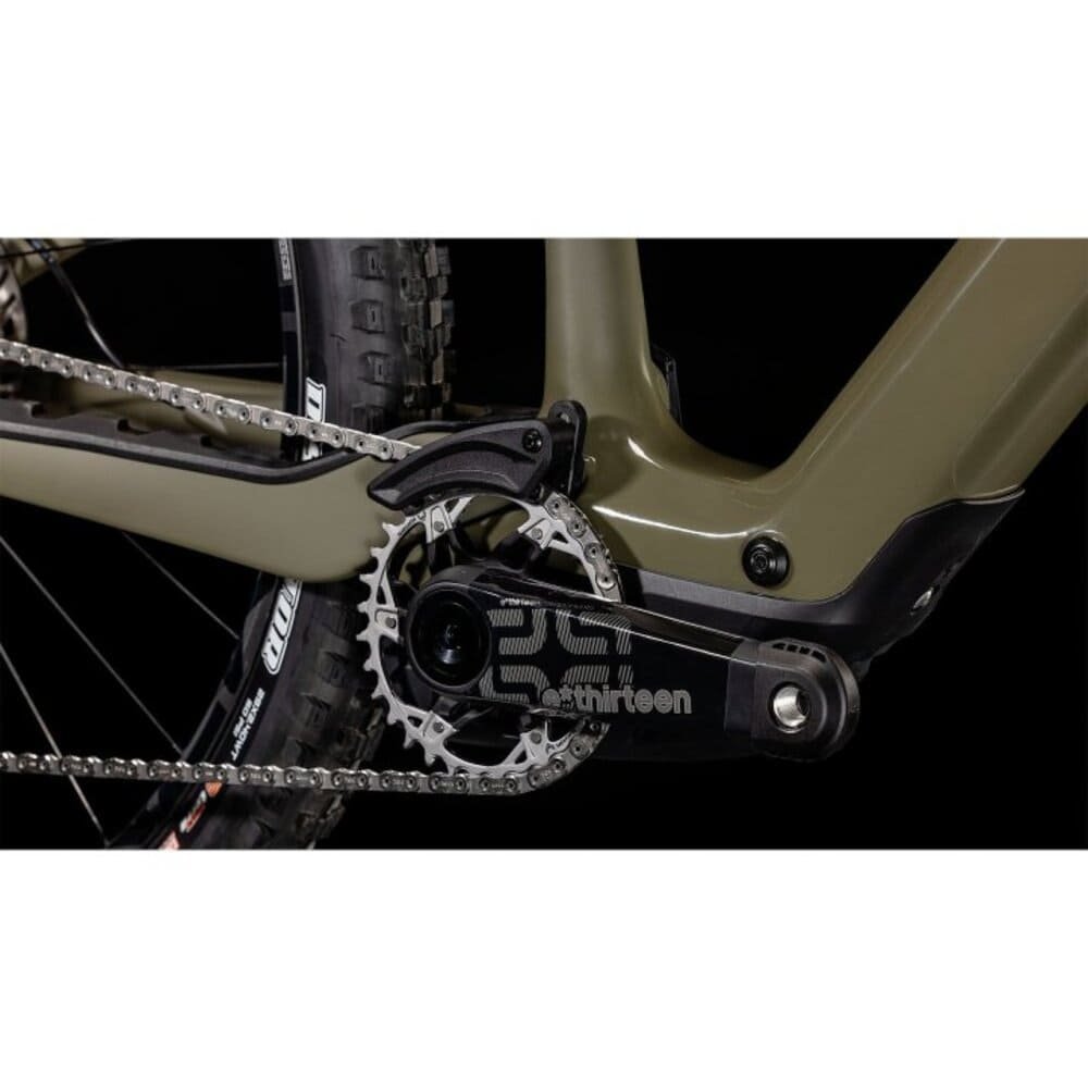 CUBE AMS HYBRID ONE44 C:68X SUPER TM 400X 29" Carbon E-Mountainbike 2025 dustyolive / gold – Bild 7