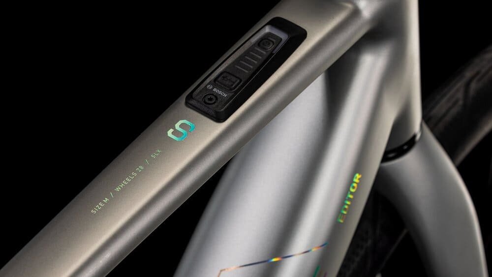 E-Bike CUBE EDITOR HYBRID SLX 400X City - 2025 - sleekgrey – Bild 6