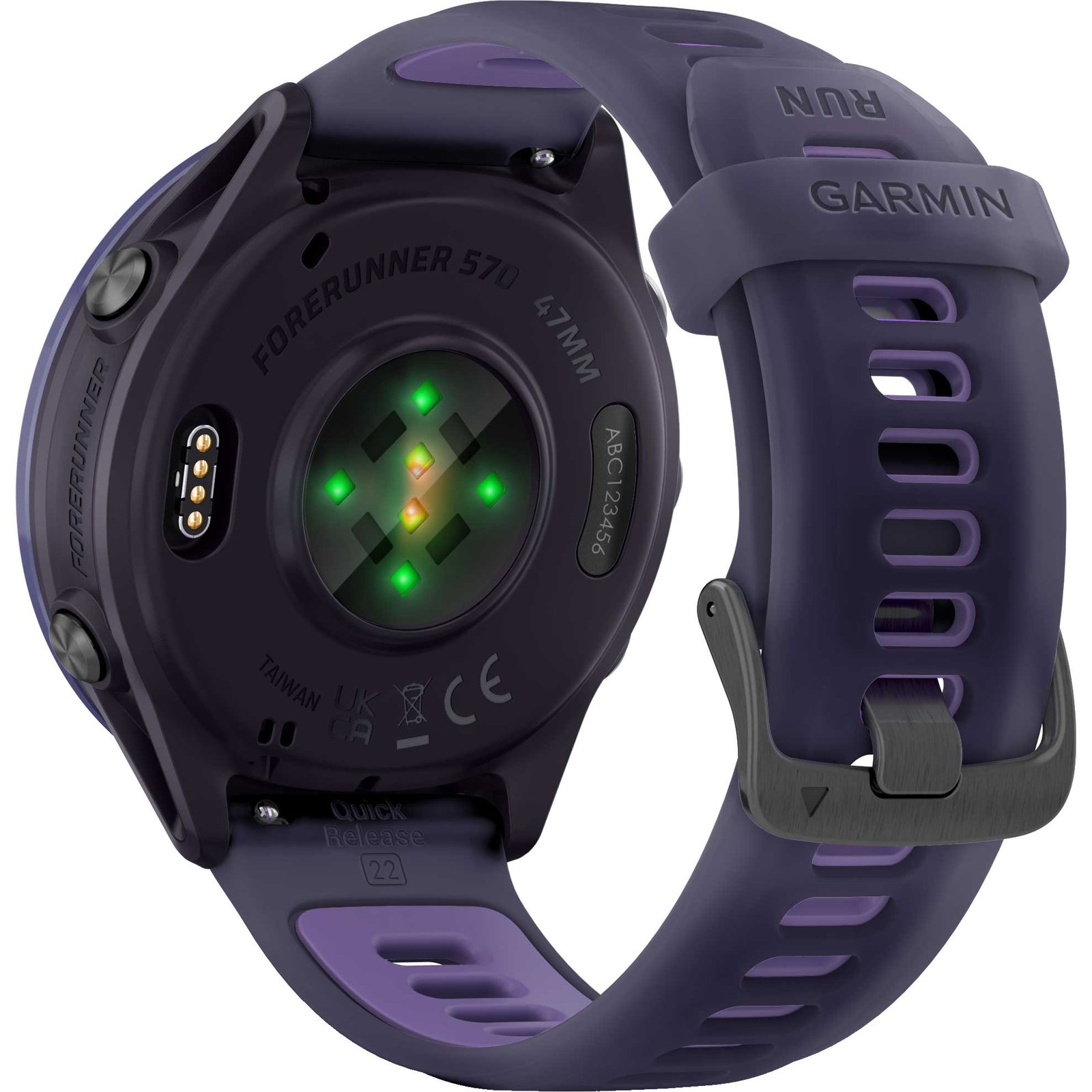 Garmin Forerunner 570 GPS Smartwatch 47mm - Steinweiss/Amp Yellow – Bild 12