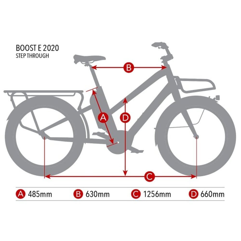 Benno E-Bike BOOST E 10D Performance 24" Damen Cargo 2025 Titanium Gray – Bild 7