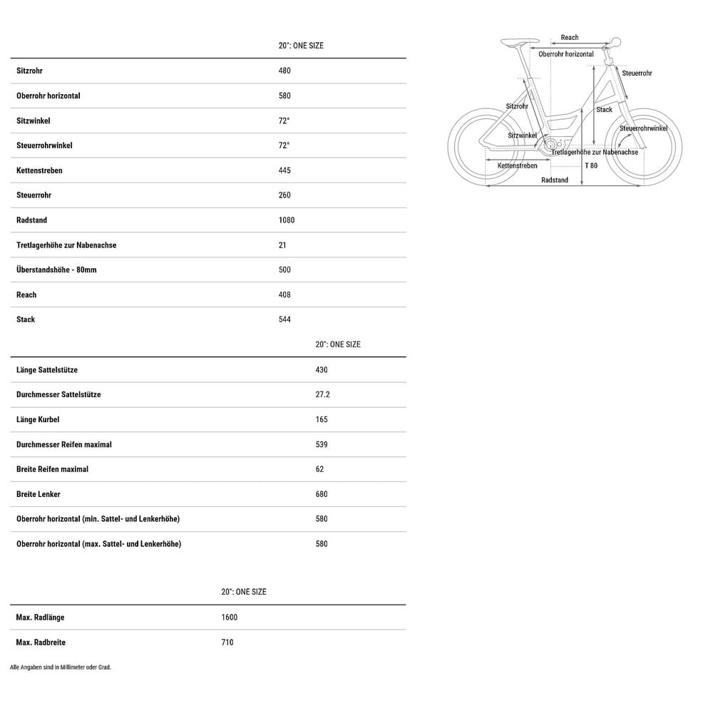 CUBE COMPACT HYBRID 500 20" E-Bike 2025 lizard / reflex – Bild 10