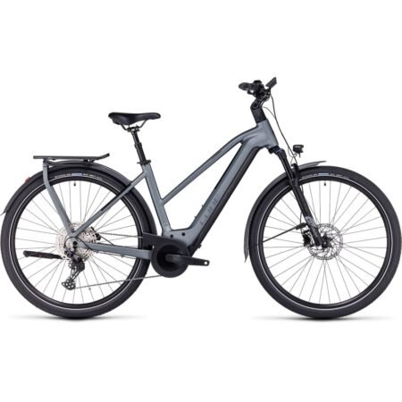 CUBE KATHMANDU HYBRID Pro 750 Trekking E-Bike 2024 Damen flashgrey / metal