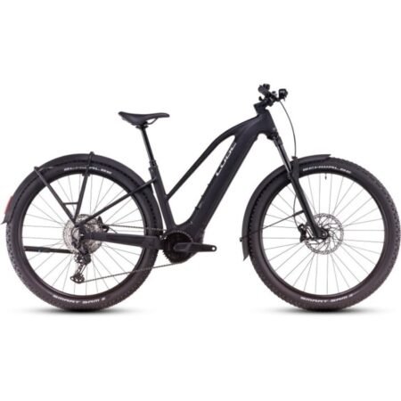CUBE REACTION HYBRID Race 800 Allroad 29" Damen E-Mountainbike 2025 black / metal