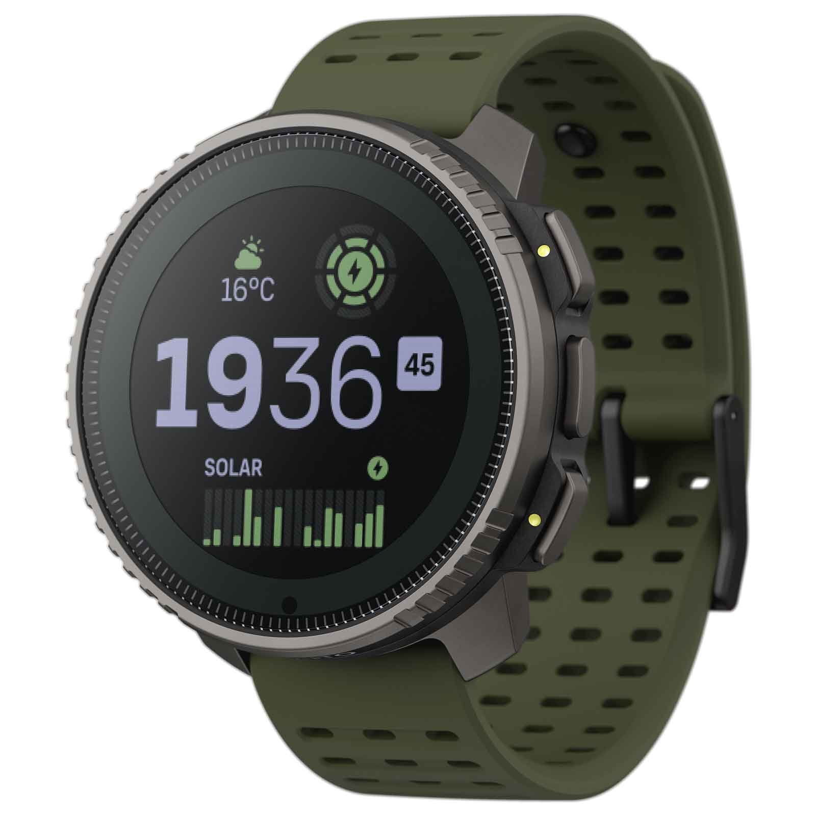 Suunto Vertical Titanium Solar GPS Multisport-Uhr - Forest