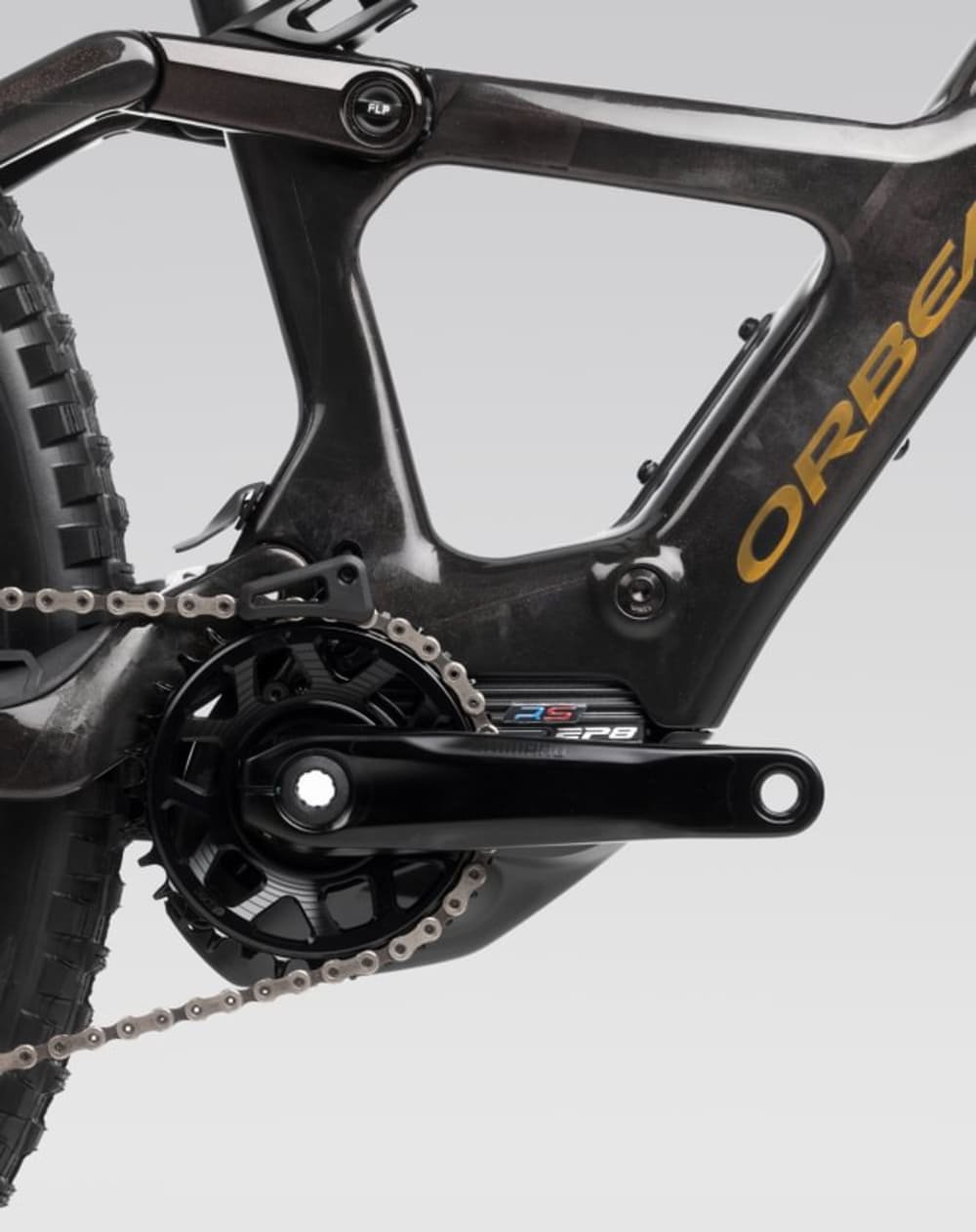 Orbea RISE LT M10 XT Di2 E-Mountainbike 2026 Cosmic Carbon Golden Sand (gloss) – Bild 3