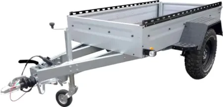 TPV PKW-Anhänger TLEB 2 Stahlblech Offroad mit Radstoßdämpfern gebremst 1000kg