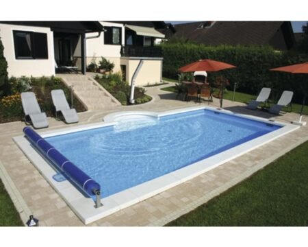 Styropor Pool Set Planet Pool Plus P25 Einbaupool 800x400x150 cm inkl.