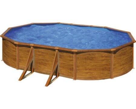 Gre Aufstellpool Stahlwandpool Set oval 527x300x122 cm inkl.