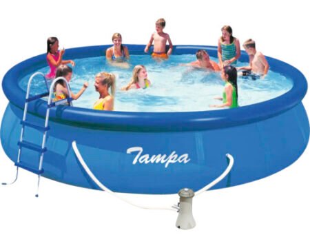 Marimex Aufstellpool Fastsetpool 457 x 457 x 122 cm 14000 l blau inkl. Leiter