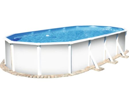 Planet Pool Vision-Pool Aufstellpool Stahlwandpool-Set Classic eckig 500x300x120 cm inkl. Sandfilteranlage