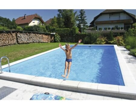 Styropor Pool Set Standard P25 800 x 400 cm, Tief 150 cm