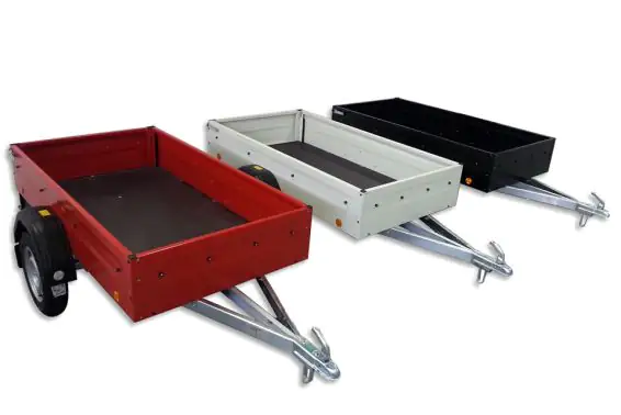 TPV TL EU2 PKW-Anhänger schwarz pulverbeschichtet ungebremst 750kg